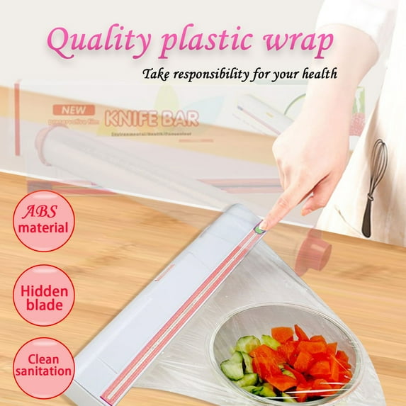Teissuly Plastic Wrap Cutter, Household Plastic Wrap Cutting Box