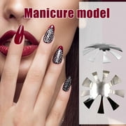 Teissuly Pro 9 Sizes Easy French Smile Cut V Line shape Tips Manicure Nail Cutter