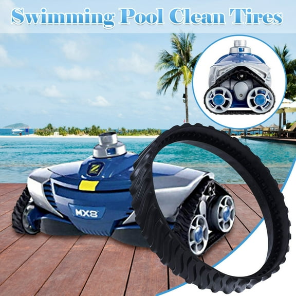 Teissuly R0526100 MX8 MX6 Swimming Pool Cleaner Replacement Tire Track Wheel Fits for Baracuda Pool Cleaners(2pcs)