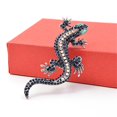 thumbnail image 1 of Teissuly Retro Brooch New Lizard Rhinestone Brooch Fashion Brooch, 1 of 5