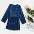 thumbnail image 1 of Teissuly Satin Silk Pajamas Women Nightdress Lingerie Robes Underwear Sleepwear Sexy, 1 of 6