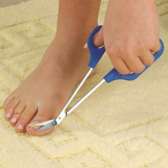 Teissuly Scissors Long Handle Nail Clippers Toenail Toe Ergonomic Pedicure Cutter