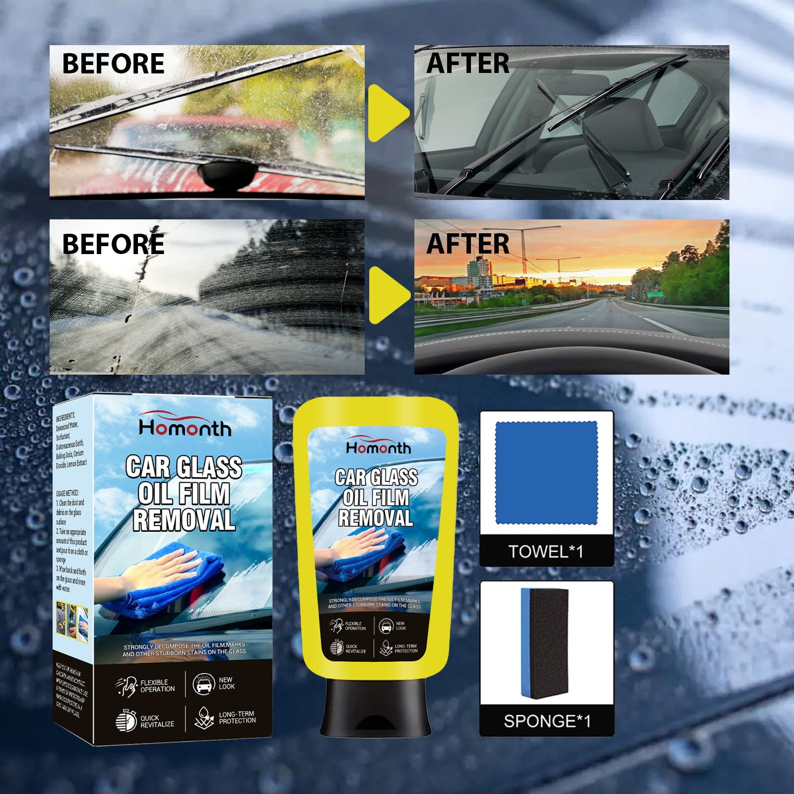 Teissuly Scratch and Swirl Remover Kit Car Scratch Remover for Deep