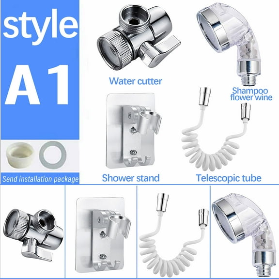 Teissuly Sink Faucet Hose Sprayer Hair Washing Hand Shower Spray Faucet Attachment with Hose for Indoor Outdoor Kitchen Bathroom Tool
