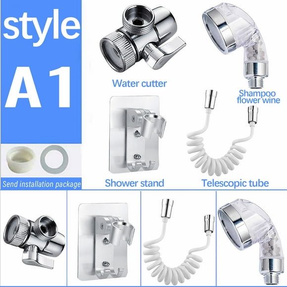 Teissuly Sink Faucet Hose Sprayer Hair Washing Hand Shower Spray Faucet Attachment with Hose for Indoor Outdoor Kitchen Bathroom Tool