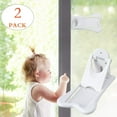 thumbnail image 1 of Teissuly Sliding Door Lock for Child Safety (2-Pack) - Child Proof Locks for Sliding Glass Doors, Windows, Closets & Cabinets. Safety Locks for All Your Home Openings, 1 of 9