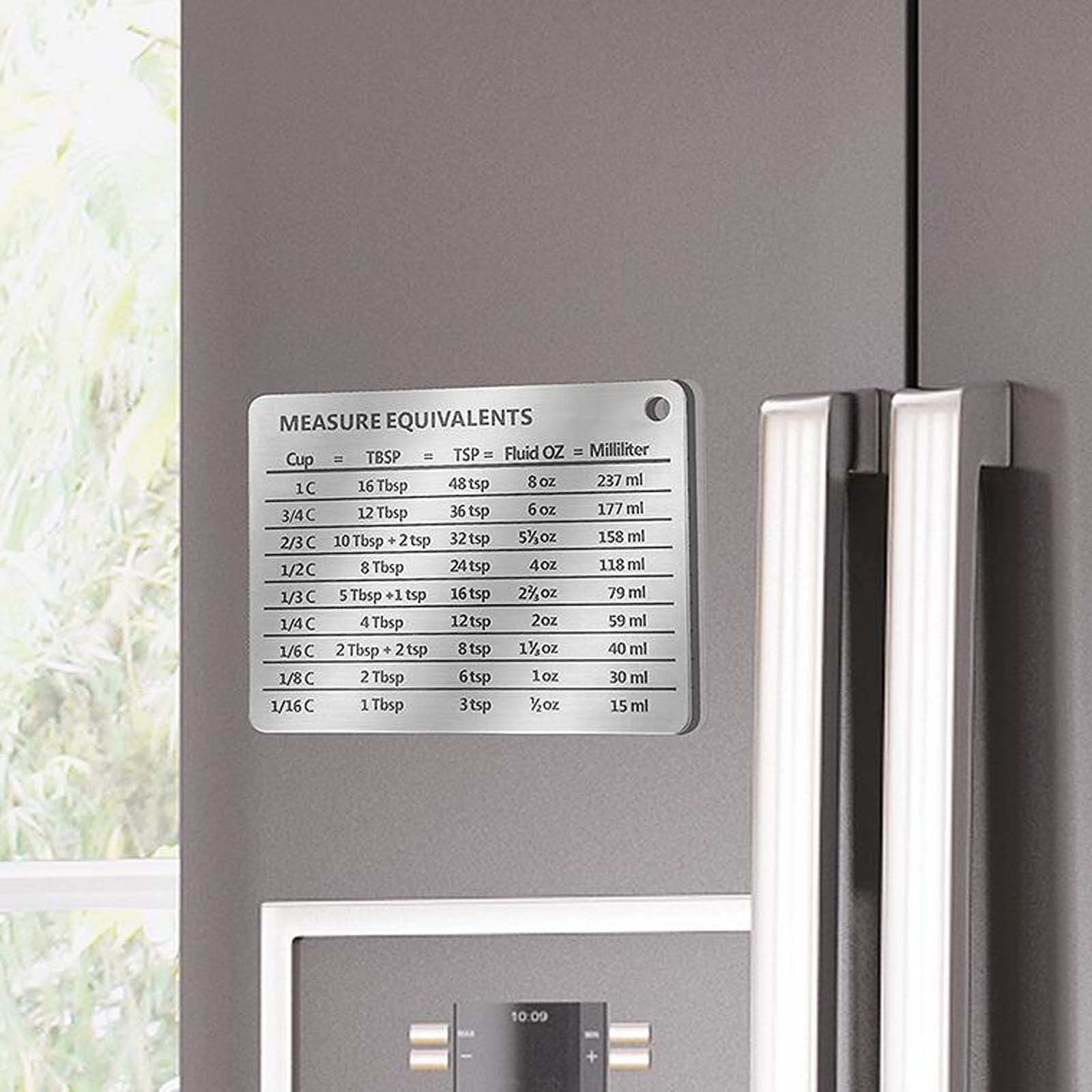 Teissuly Stainless Steel Refrigerator With Scale