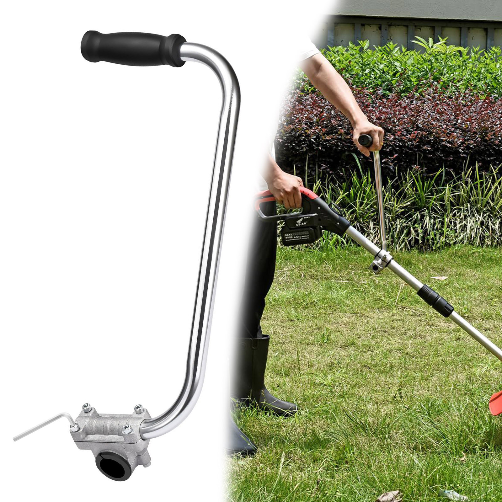 Teissuly String Trimmers Handle Ergonomic Weed Eater Handle Extension
