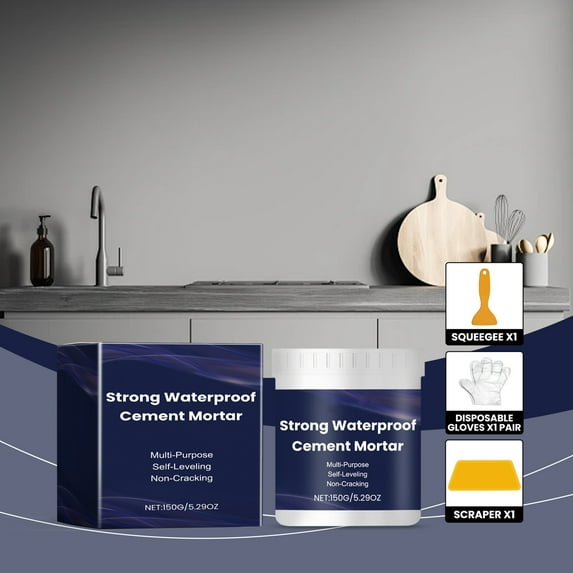 Teissuly Strong Water Proof Cement Mortar Self Leveling Household Cement Wall Repair Quick Drying Cement Floor Quick Drying Cement Mortar Water Proof