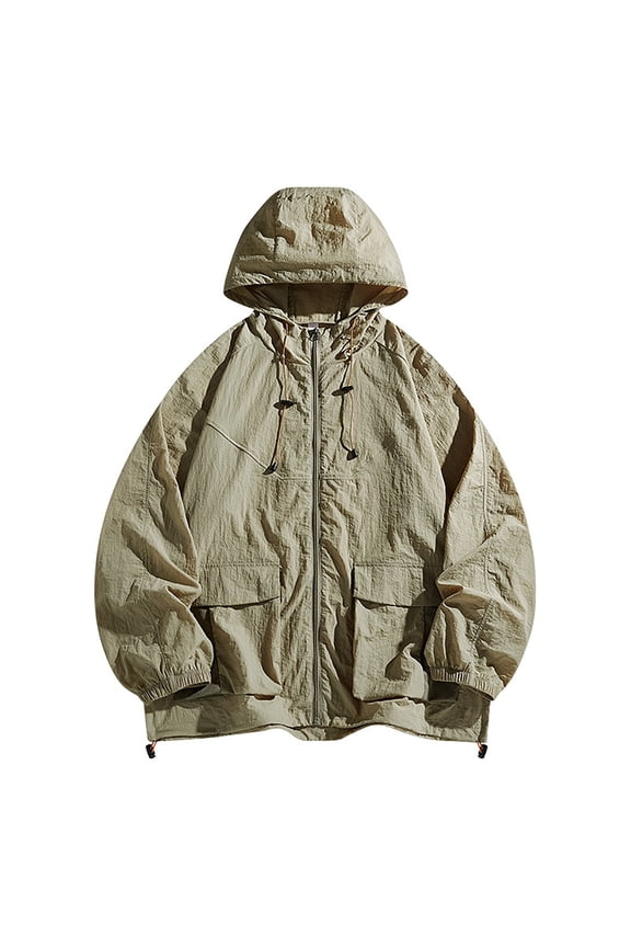 Sun Protection Clothing Men's Breathable Thin Skin Clothing Men's Outdoor Sports Hooded Outer Sun Protection Clothing Hooded Hoodie