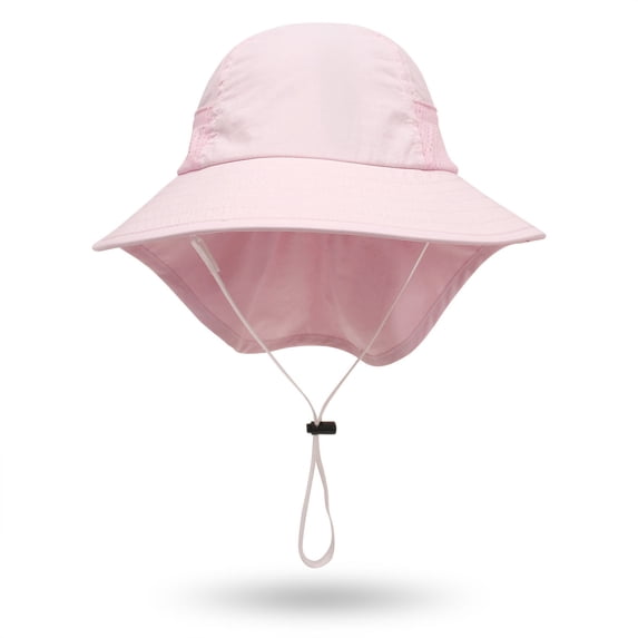 Teissuly Toddler Sun Hat Summer Outdoor Baby Breathable Mesh Hat Solid Color Shawl Hat