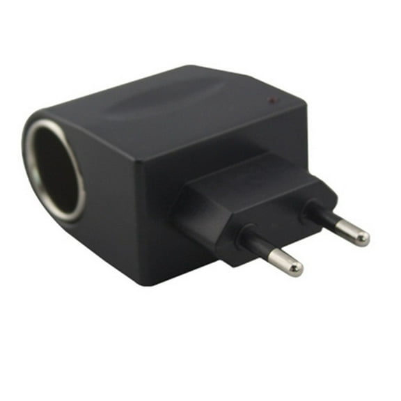 Teissuly Universal AC to DC Car Cigarette Lighter Socket Adapter Converter Vehicle Power Inverters Vehicle Amplifier Power Car Refrigerator (US Plug, Output: DC 12V 500mA) 110V AC to 12V DC