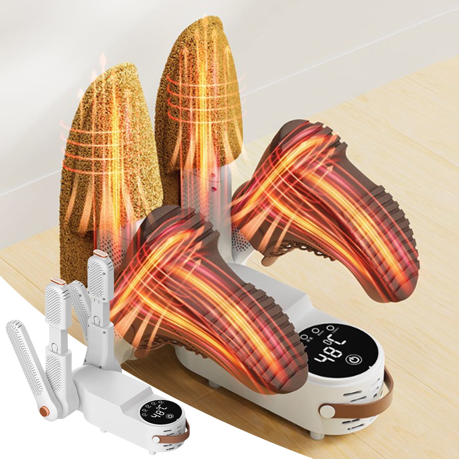 Teissuly Upgraded double arm shoe dryer with foldable and retractable