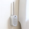 thumbnail image 1 of Teissuly Wall-Mounted Toilet Brush and Holder Set Stainless Steel Bathroom Toilet Brush, 1 of 2