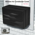 thumbnail image 1 of Teissuly Window Air Conditioner Cover Outdoor, Outside Window AC Unit Cover Black Dust-proof Waterproof AC Cover Outdoor Window AC Protection Cover (13.4Wx16.5Dx12.6H), 1 of 9