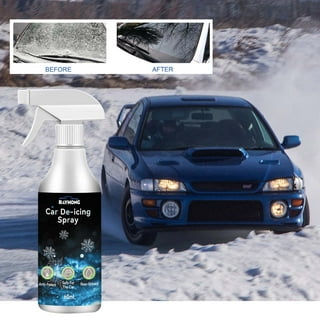  Auto Windshield Deicing Spray, De-Icer for Car Windshield,  Windshield Spray De-Icer for Car Windshield Windows Wipers and Mirrors,  Fast Ice Melting Anti Frost，60ml (2PCS) : Automotive
