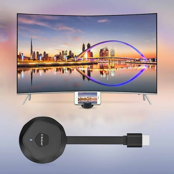 Teissuly Wireless Display Adapter/Receiver, 1080P Support Mirror Phone/Tablet/Laptop To HDTV, Supports Select Android & Windows Devices
