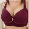 thumbnail image 1 of Teissuly Woman's Comfortable Lace Breathable Bra Underwear No Rims, 1 of 3