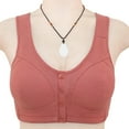 thumbnail image 1 of Teissuly Woman's Embroidered Glossy Comfortable Breathable Bra Underwear No Rims, 1 of 5
