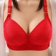 thumbnail image 1 of Teissuly Woman's Solid Color Comfortable Hollow Out Perspective Bra Underwear No Rims, 1 of 6