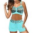 thumbnail image 1 of Teissuly Women Bikini Print Strappy Back Set Two Piece Swimsuits Swimdress Swimwear, 1 of 5