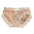 thumbnail image 1 of Teissuly Women S Breathable Comfortable Soft And Sexy Lace Satin Underwear, 1 of 7