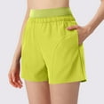 thumbnail image 1 of Teissuly Women'S Solid Color Casual Drawstring Sports Shorts With Pocket, 1 of 7