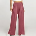 thumbnail image 1 of Teissuly Women'S Solid Color High-Waisted Casual Pocket Baggy Wide-Leg Shorts, 1 of 8