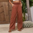 thumbnail image 1 of Teissuly Women's Casual Fashion Elastic-waist Pants Loose Casual Pants, 1 of 8