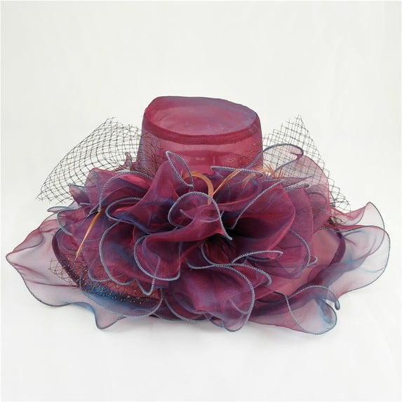 Teissuly Women's Church Fascinator Cap Kentucky Tea Party Wedding Hat