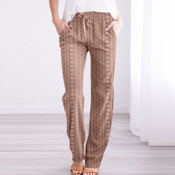 Teissuly Women's Comfortable Cropped Leisure Time Pants Color Sweatpants Yoga Pants