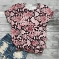 thumbnail image 1 of Teissuly Women's Fashion Cute Leopard Print Pullover Casual Bottom Shirt Top, 1 of 5