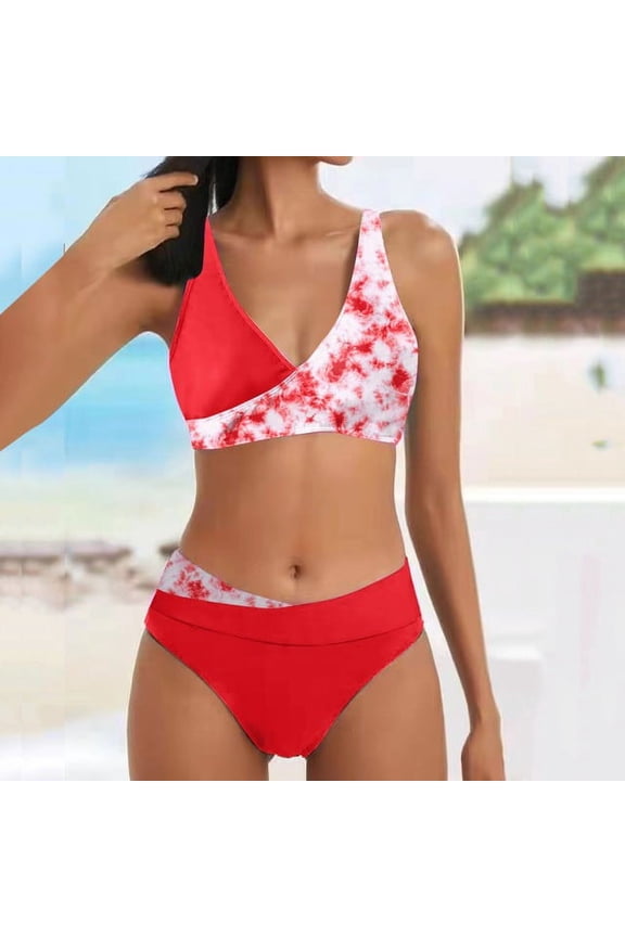 Women's New Fashion Split Swimsuit Sexy Casual Bikini Swimsuit