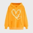 thumbnail image 1 of Teissuly Women's Print Winter Hoodie Pullover Tops Long Sleeved Comfortable Sweatshirt, 1 of 5