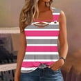 thumbnail image 1 of Teissuly Women's Solid Color Camisole Sleeveless T-shirt Loose Tank Top, 1 of 4