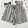 thumbnail image 1 of Teissuly Women's Summer Elastic Waist Loose Relaxed Sports And Fitness Shorts, 1 of 5