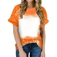 thumbnail image 1 of Teissuly Women's Summer Fashion Slim Tie Round Neck Short Sleeve T-shirt, 1 of 3