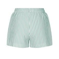 thumbnail image 1 of Teissuly Women's Summer Striped Plaid Button-up High-waisted Casual Shorts Casual Wide-leg Shorts, 1 of 3