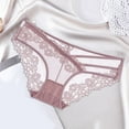 thumbnail image 1 of Teissuly Womens Underwear Womens High Waist Sexy Lace Mesh Underpants Womens Cute Panties, 1 of 3