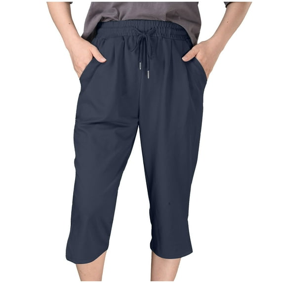 Teissuly Womens Winter Yoga Sports Loose Casual Long Pants Trousers With Pocket Trousers