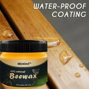 Teissuly Wood Seasoning Beewax, Traditional Beeswax Polish, Furniture Care Complete Solution Beeswax,Suitable for Furniture, Floors, Tables, Cabinets