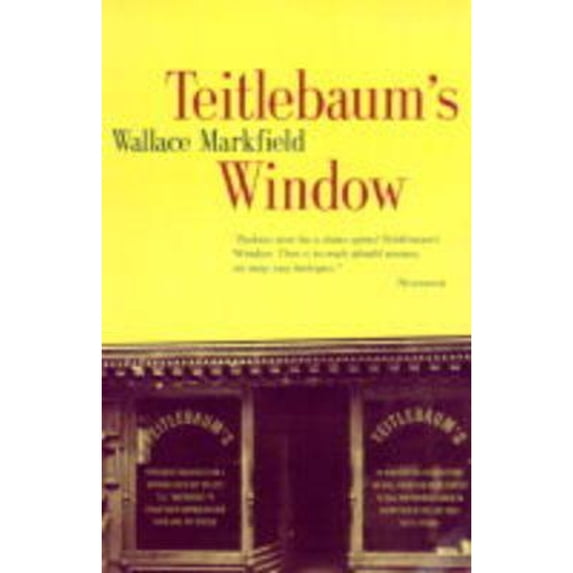 Pre-Owned Teitlebaum's Window, 9781564782199, 1564782190, Paperback, New edition edition