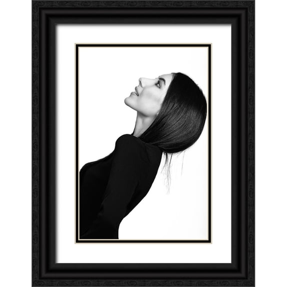 Tejada, Cesar 11x14 Black Ornate Wood Framed with Double Matting Museum Art Print Titled - Untitled