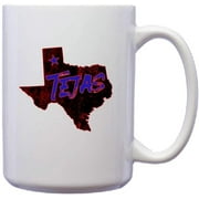 Tejas Novelty Texas State Pride Fashion Design Novelty Ceramic Coffee Mug