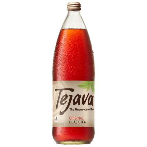 Tejava Black Tea Unsweetened, 1 Liter 33mg caffeine