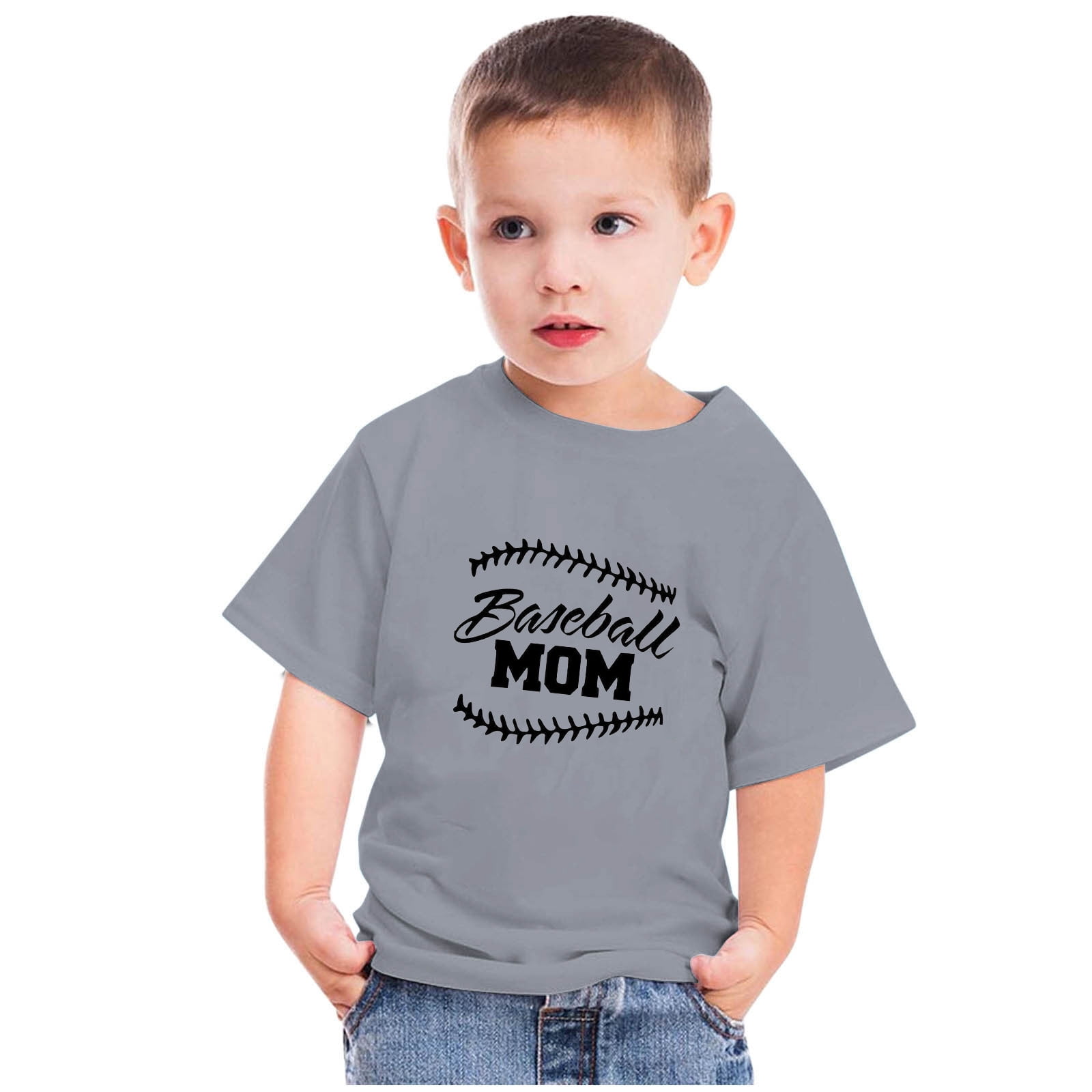 Tejiojio Boy's Clothing Shirts for Kids Short Sleeve Graphic T-Shirt