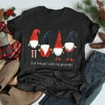 thumbnail image 1 of Tejiojio Christmas Matching Fashion Women Christmas Print Short Sleeves O-Neck Loose T-Shirt Blouse Tops, 1 of 3