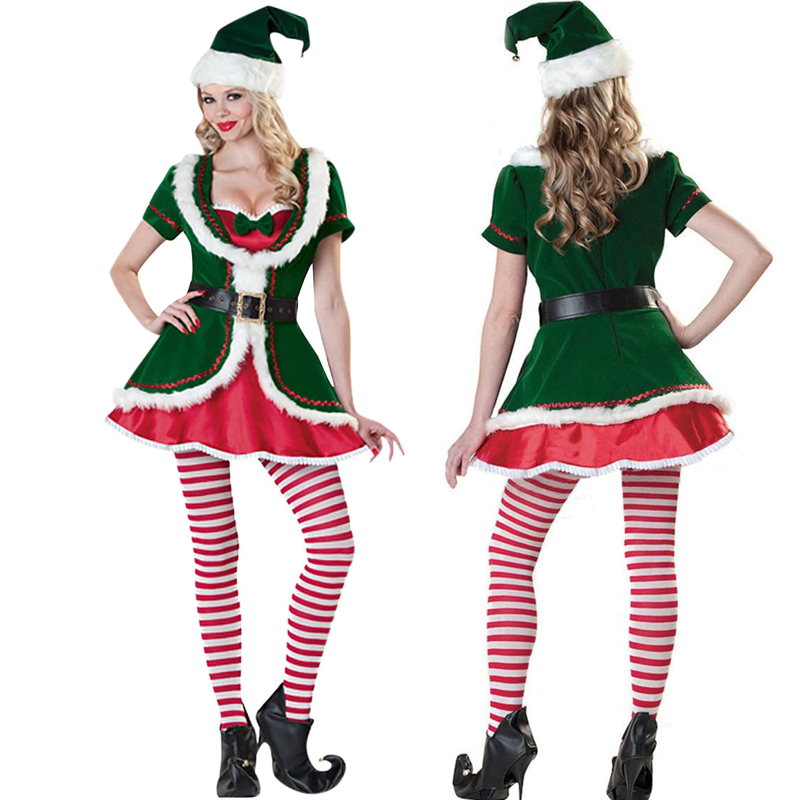 Tejiojio Christmas Matching Womens Cosplay Christmas Sexy Christmas