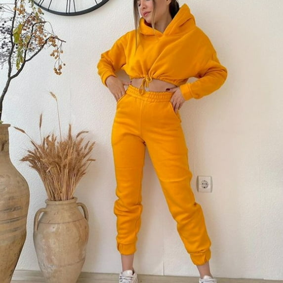 Tejiojio Clearance 2022 Ladies Fashion Casual Slim Solid Color Suit Suit Office Two-piece Suit
