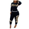 thumbnail image 1 of Tejiojio Clearance 2022 Ladies Fashion Casual Slim Solid Color Suit Suit Office Two-piece Suit, 1 of 7